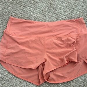 Lululemon Athletica Peach Athletic Shorts